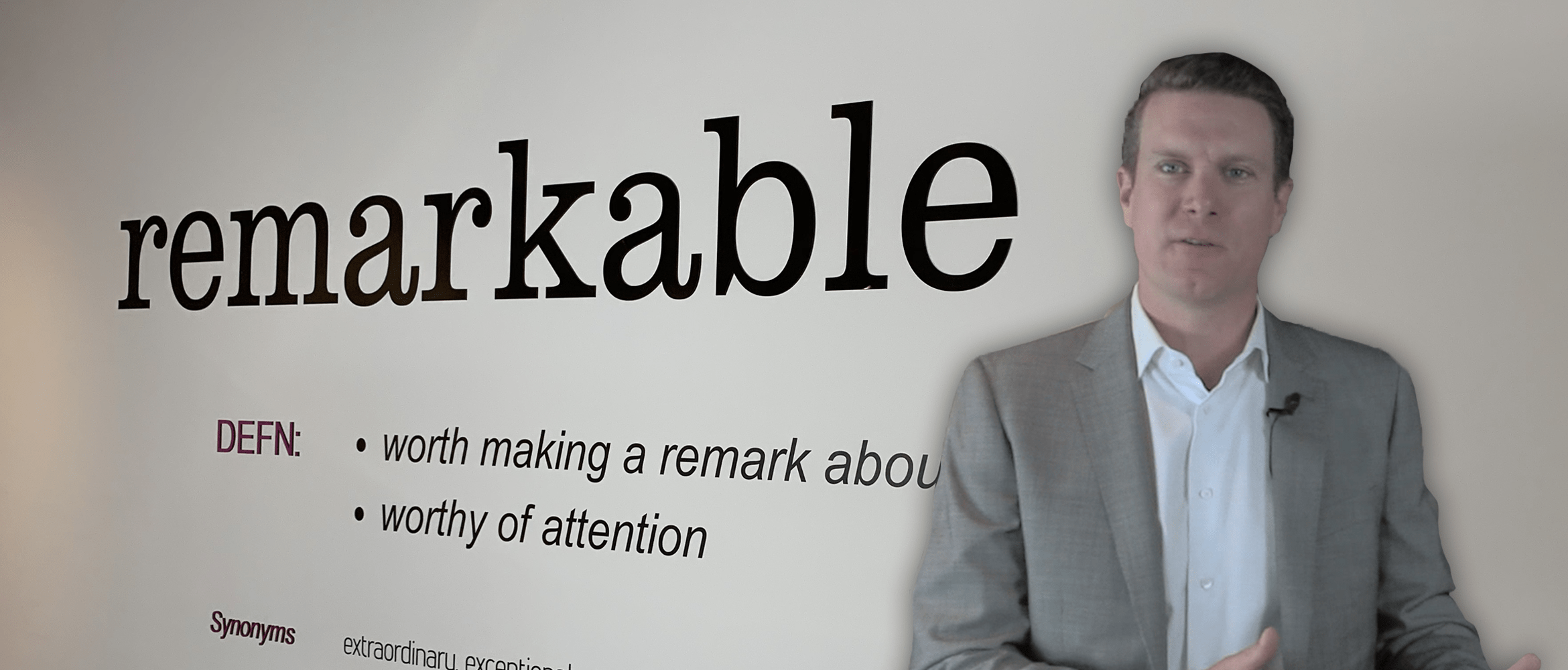 Our Definition Of "Remarkable"